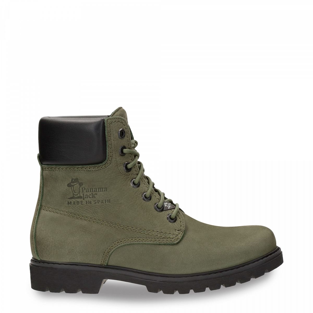 Panama Jack Panama 03 Leather Lining Men's Leather Boots Green Nubuck | CA-QXO920